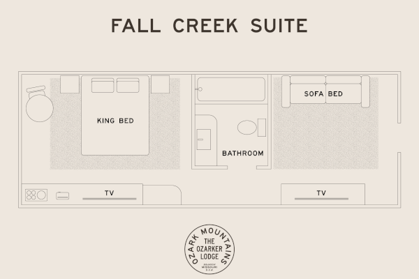 Fall Creek Suites floorplan