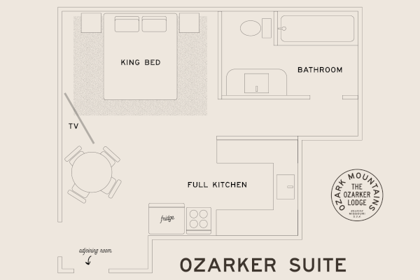 Ozarker Suite floorplan